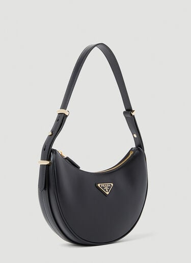Arqué Leather Shoulder Bag Prada Arqué Leather Shoulder Bag Black pra0254026