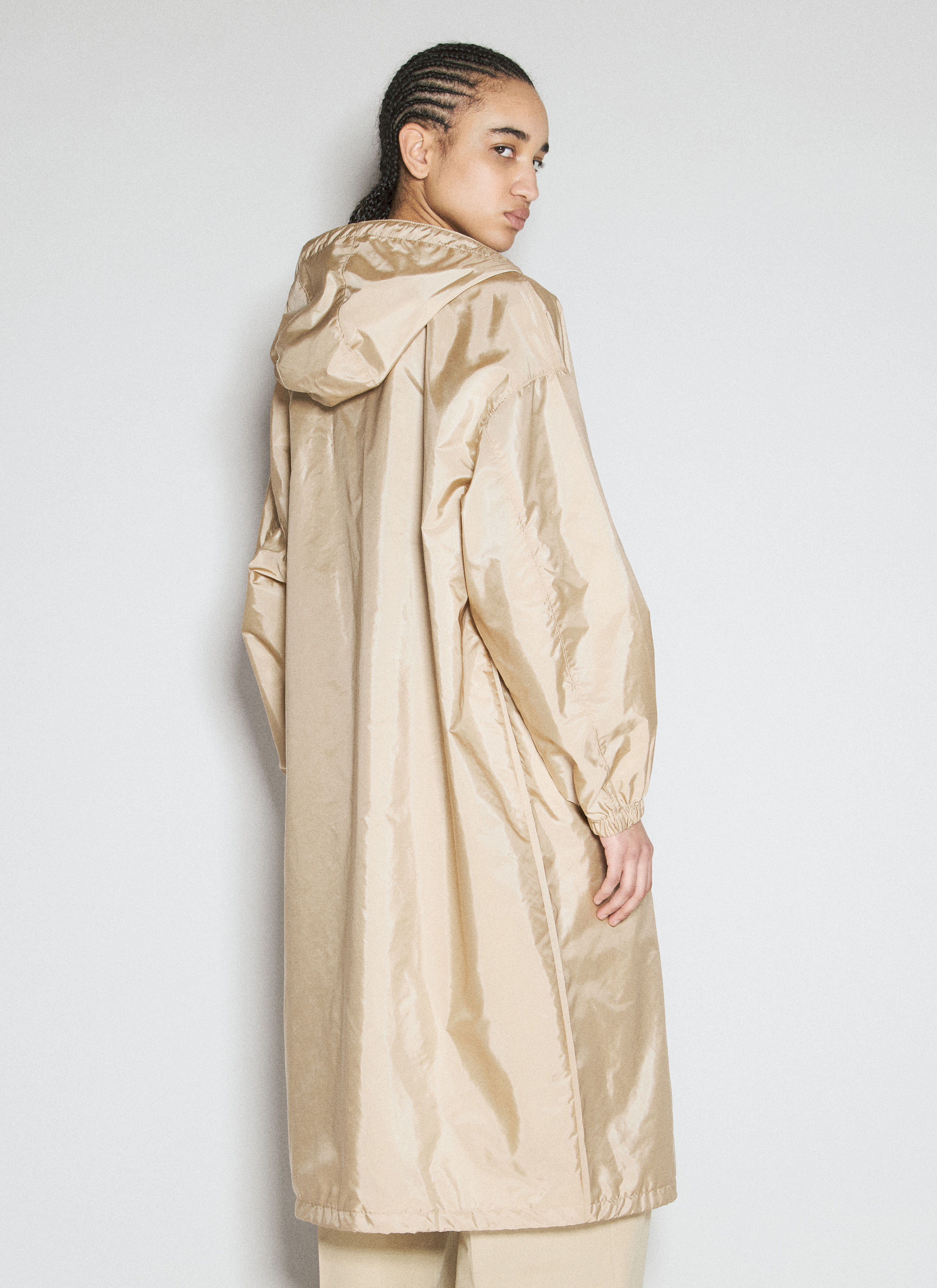 Prada Women's' Light Re-Nylon Raincoat in Beige | LN-CC®