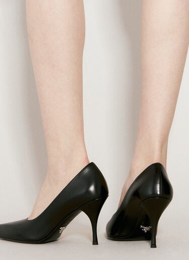 皮革高跟鞋 Prada 皮革高跟鞋 黑色 pra0256055
