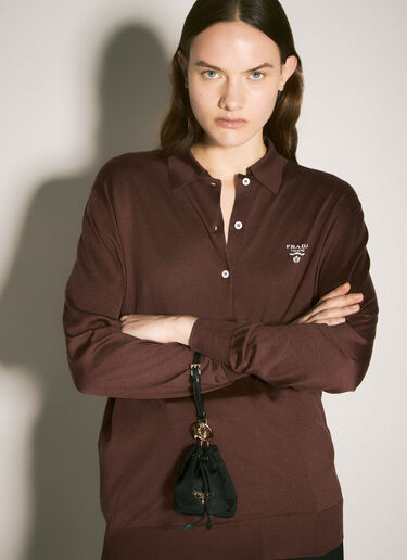 Prada 复刻版 1978 再生尼龙迷你手袋 黑色 pra0258072