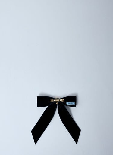 Velvet Hair Clip Prada Velvet Hair Clip Black pra0259011