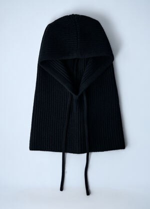 Prada Logo Plaque Balaclava Black pra0262008