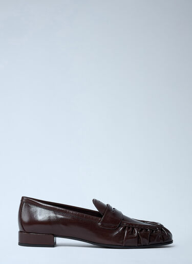 Leather Loafers Prada Leather Loafers Brown pra0262050