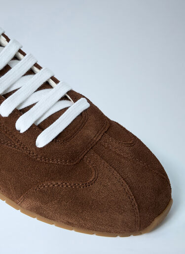 Suede Sneakers Prada Suede Sneakers Brown pra0262055