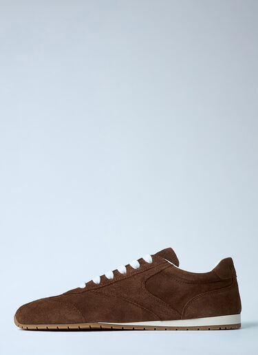 Suede Sneakers Prada Suede Sneakers Brown pra0262055