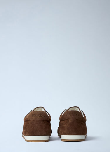 Suede Sneakers Prada Suede Sneakers Brown pra0262055
