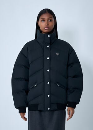 Prada Re-Nylon Coat Black pra0262064