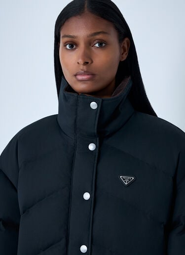 Re-Nylon Coat Prada Re-Nylon Coat Black pra0262064