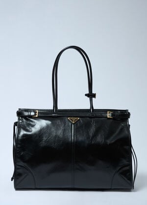 Prada Extra Large Bonnie Shoulder Bag Black pra0262071