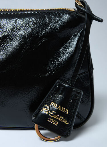 Prada Medium Re-Edition 2002 Shoulder Bag Black pra0262073