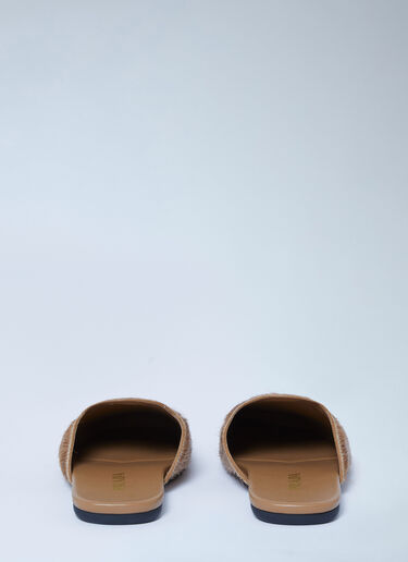 Leather Pony-Hair Mules Prada Leather Pony-Hair Mules Sand pra0262111