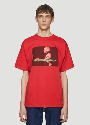 Pressure Fuck Technology T-Shirt Red prs0336004