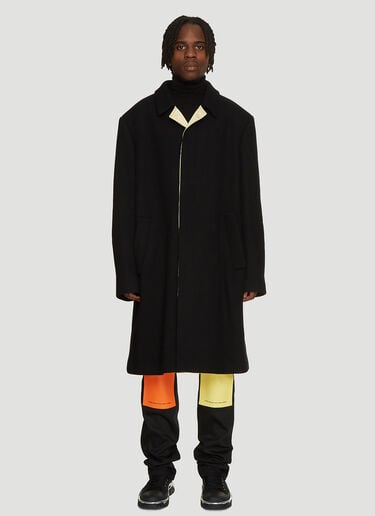 Satin Lined Classic Coat Raf Simons Satin Lined Classic Coat Black raf0134017