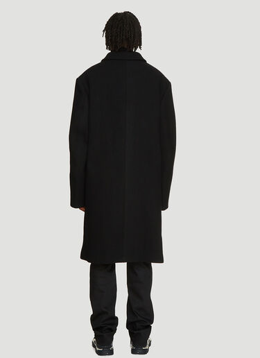 Satin Lined Classic Coat Raf Simons Satin Lined Classic Coat Black raf0134017