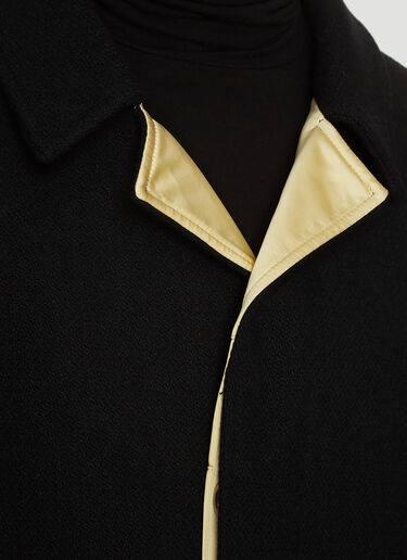 Satin Lined Classic Coat Raf Simons Satin Lined Classic Coat Black raf0134017