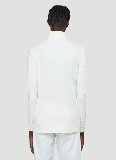 R-Embroidered Turtleneck Top Pleats Please Issey Miyake R-Embroidered Turtleneck Top Cream raf0142005