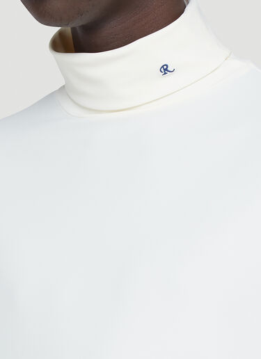 R-Embroidered Turtleneck Top Pleats Please Issey Miyake R-Embroidered Turtleneck Top Cream raf0142005