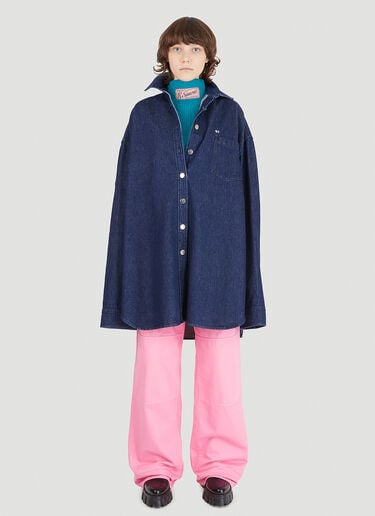 빅 핏 데님 셔츠 Raf Simons 빅 핏 데님 셔츠 블루 raf0246009