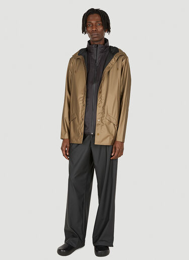 Short Hooded Jacket Rains Short Hooded Jacket Brown rai0348001