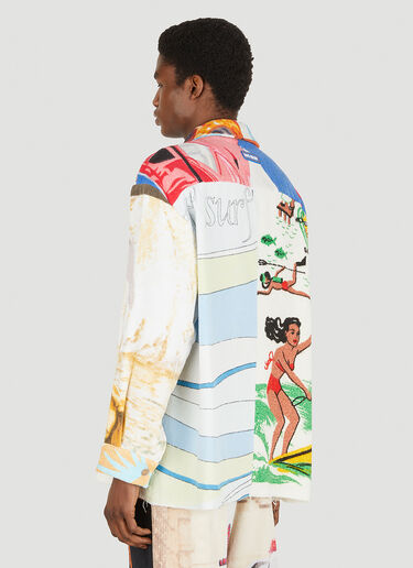 Harrington Patchwork Jacket Rave Review Harrington Patchwork Jacket Blue rav0349002