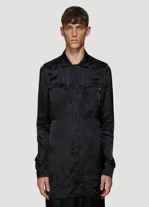 Rick Owens Technical Office Shirt Black ric0137001