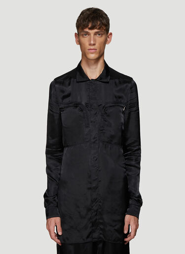 Technical Office Shirt Rick Owens Technical Office Shirt Black ric0137001