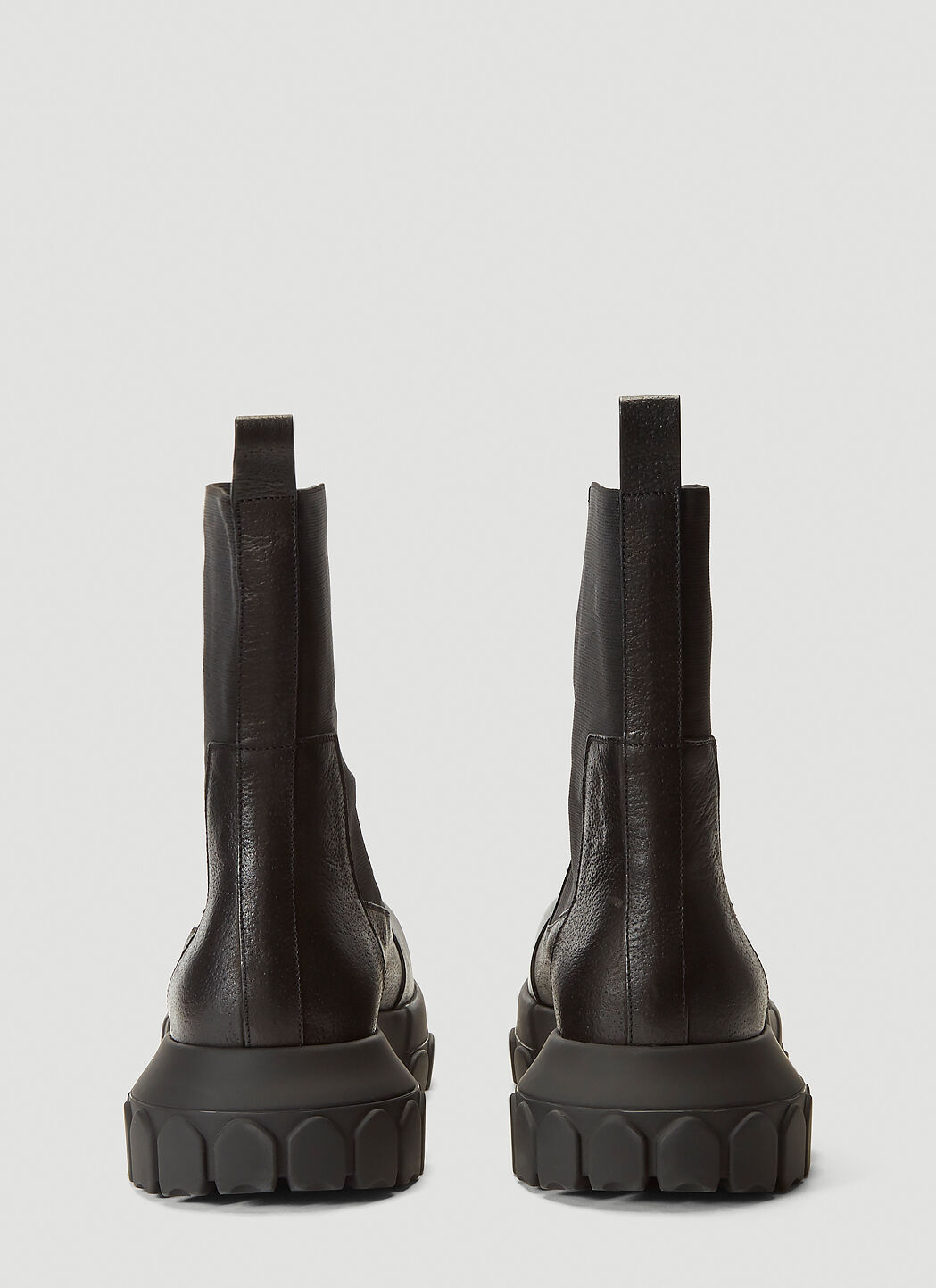 Rick Owens Mega Bozo Tractor Boots in Black | LN-CC