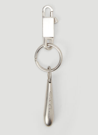 Tear Drop Keyring Rick Owens Tear Drop Keyring Silver ric0143036
