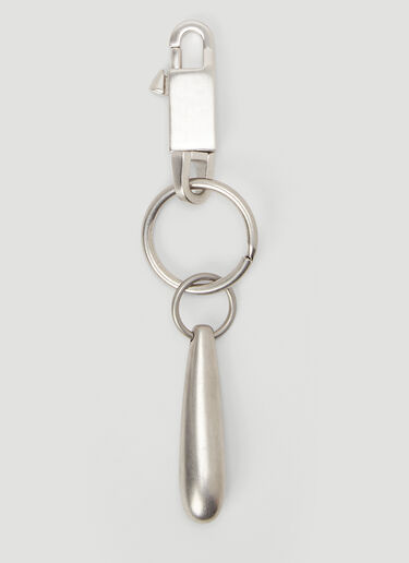 Tear Drop Keyring Rick Owens Tear Drop Keyring Silver ric0143036