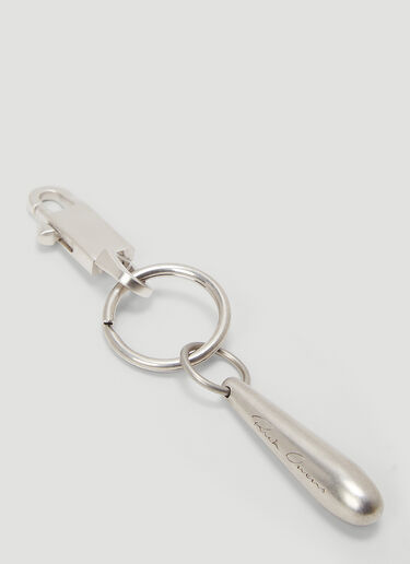 Tear Drop Keyring Rick Owens Tear Drop Keyring Silver ric0143036