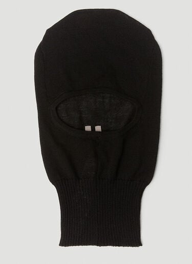 골지 니트 발라클라바 Rick Owens 골지 니트 발라클라바 블랙 ric0151032