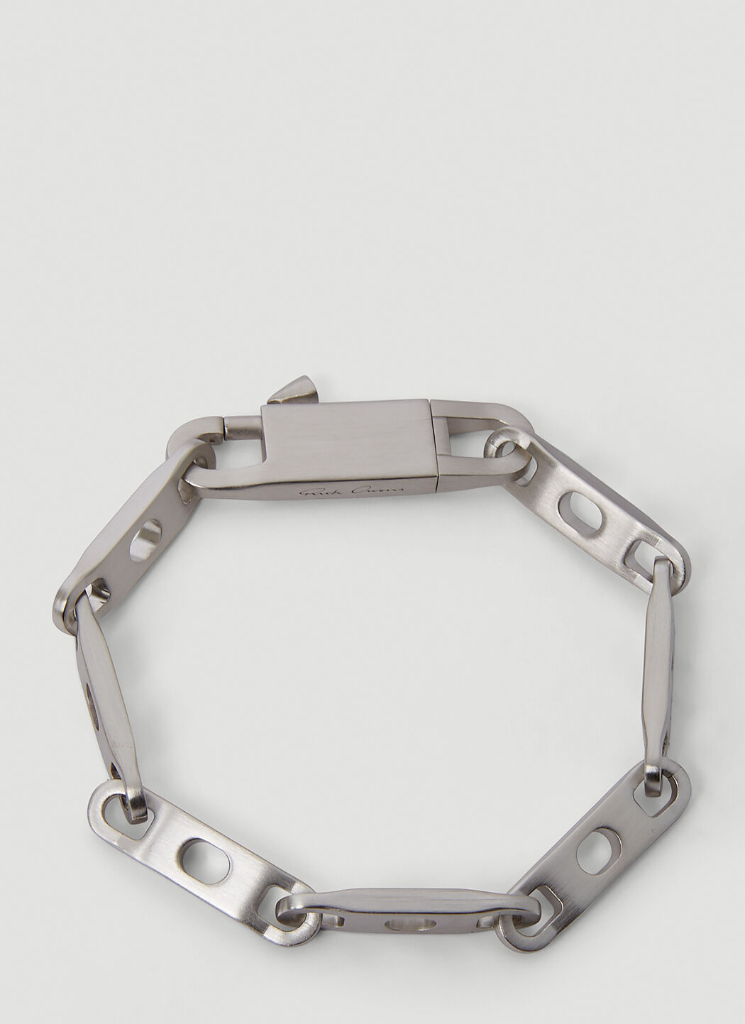 美品 Rick Owens CHAIN BRACELET Rick Owens Chain Bracelet in Silver | LN-CC