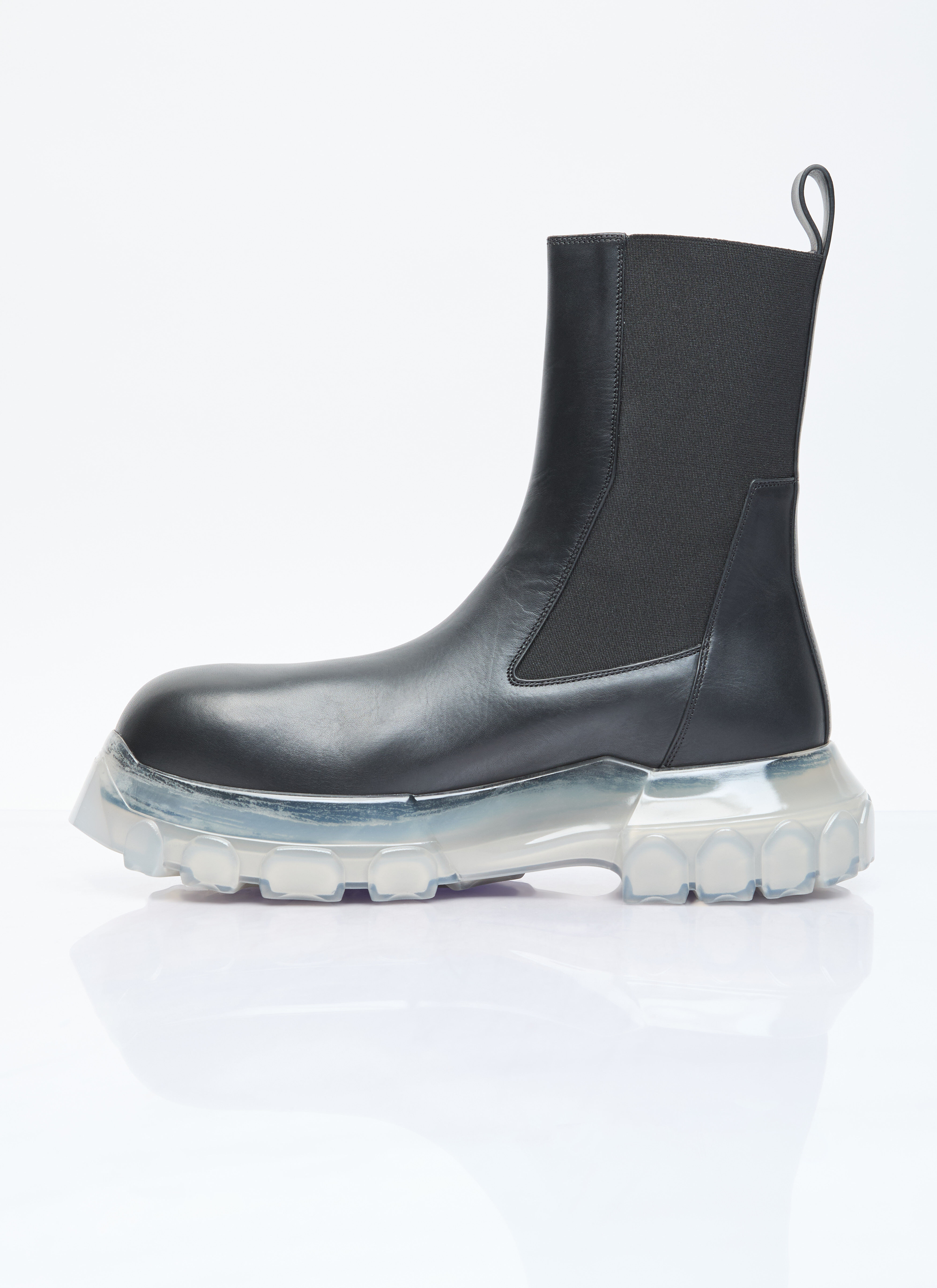 Rick Owens Men's' Beatle Bozo Tractor Boots in Black | LN-CC®