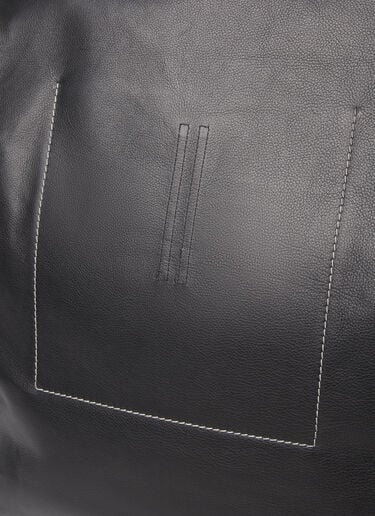 Large Leather Tote Bag Rick Owens Large Leather Tote Bag Black ric0153034