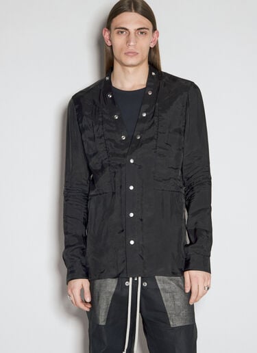래리 포그포켓 셔츠 Rick Owens 래리 포그포켓 셔츠 블랙 ric0155002