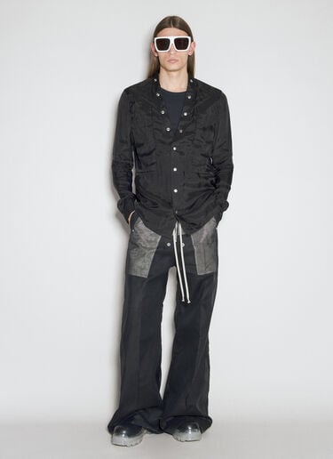 래리 포그포켓 셔츠 Rick Owens 래리 포그포켓 셔츠 블랙 ric0155002