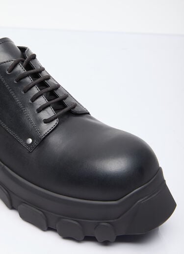 레이스업 보조 트랙터 슈즈 Rick Owens 레이스업 보조 트랙터 슈즈 블랙 ric0155028