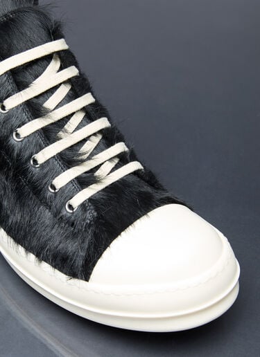 Fur Low Top Sneakers Rick Owens Fur Low Top Sneakers Black ric0156013