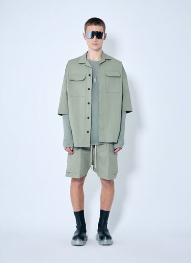 Double-Layered T-Shirt Rick Owens Double-Layered T-Shirt Green ric0159009