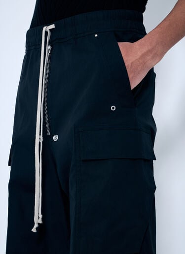 Rick Owens 벨라 카고 트랙 팬츠  블랙 ric0159017
