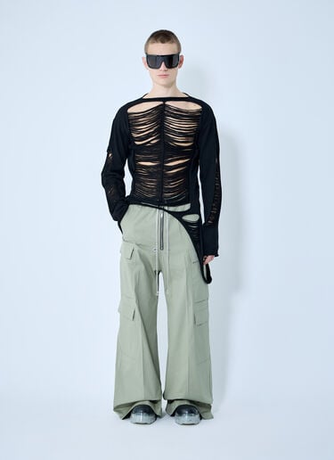 Cotton Cargo Pants Rick Owens Cotton Cargo Pants Green ric0159018