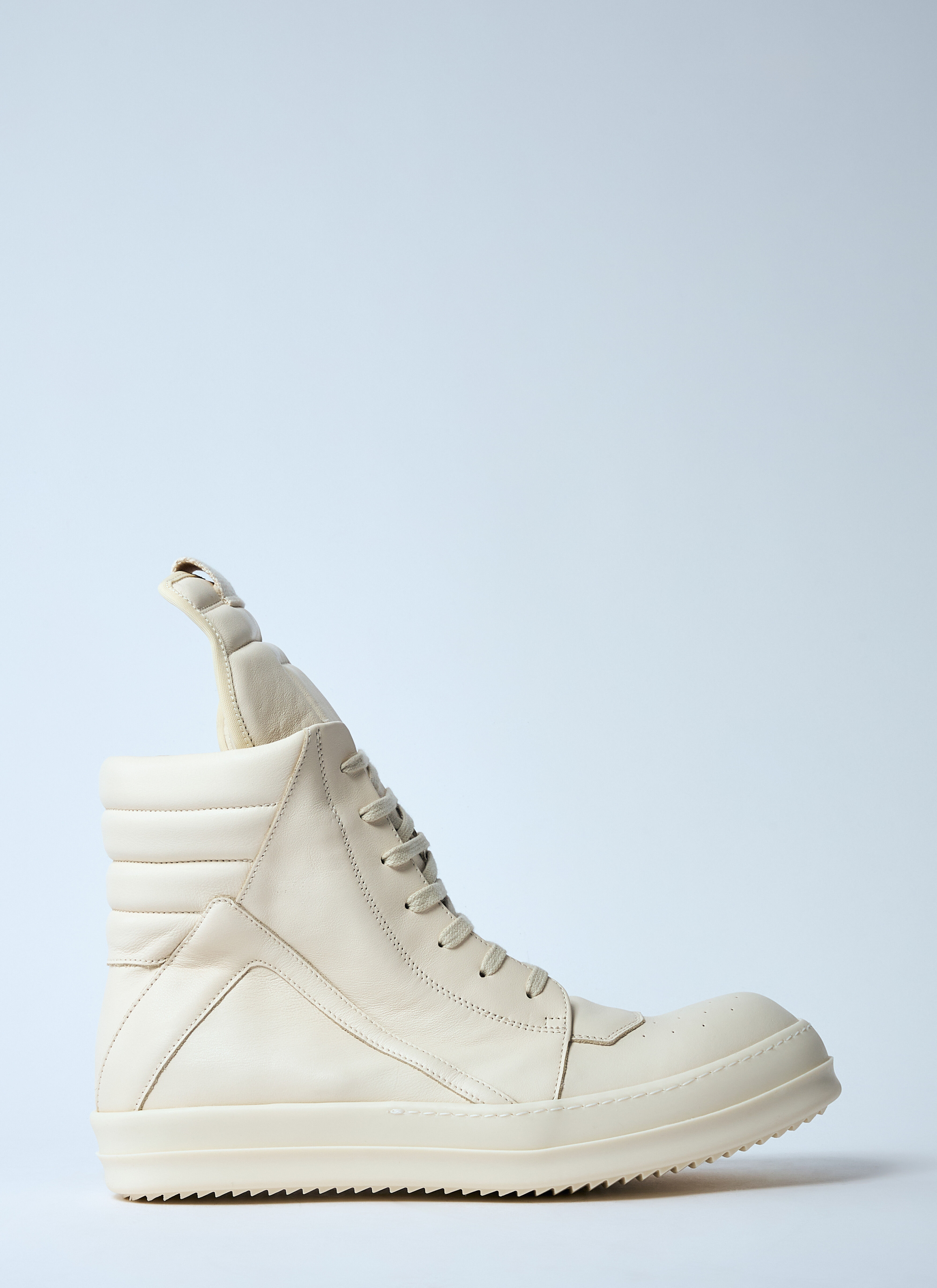 VIP【関税送料無料】希少 Rick Owens Mega Geobasket sneakers Rick Owens Mega Geobasket Sneakers - Black / Pearl / Pearl