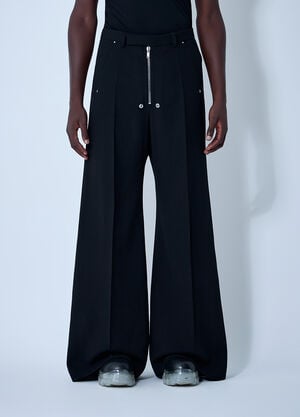Rick Owens Belas 精裁阔腿长裤  黑色 ric0161004