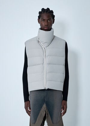 Rick Owens Flight Quilted Vest White ric0161016