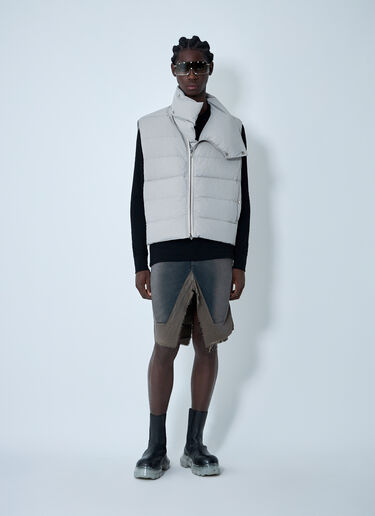 Rick Owens Flight Quilted Vest White ric0161016