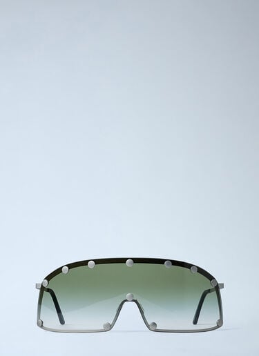 Shielding Sunglasses Rick Owens Shielding Sunglasses Green ric0161043