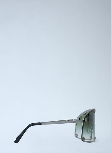 Shielding Sunglasses Rick Owens Shielding Sunglasses Green ric0161043