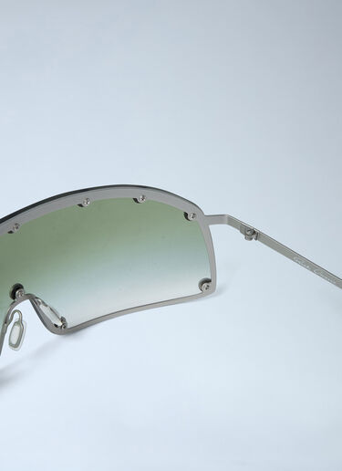 Rick Owens Shielding Sunglasses Green ric0161043