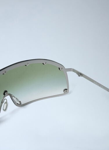 Shielding Sunglasses Rick Owens Shielding Sunglasses Green ric0161043