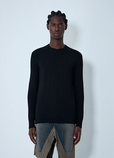 Knitted Sweater Rick Owens Knitted Sweater Black ric0162005